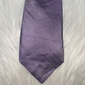 Michael Kors purple silk tie E